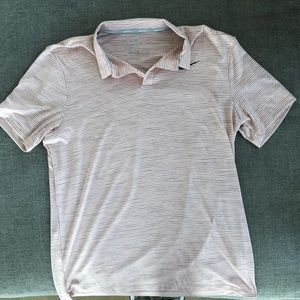 Nike Dri-Fit Pink Golf Polo